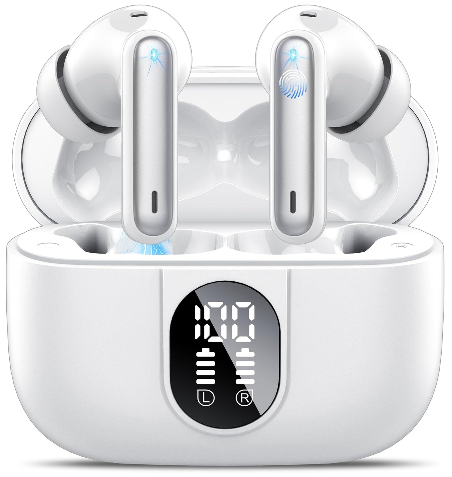 Ai Translation Earbuds Real Time,3-in-1 Buletooth 5.3 Translator Earbuds with 6 Translation Modes/164 Languages,No Subscription Required Translatior Headphones,40H Audifonos Traductores Inglés Español